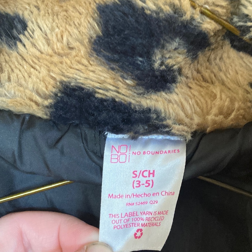 Leopard coat/ leopard jacket, size small fall jacket/ pinup coat - Picture 2 of 3